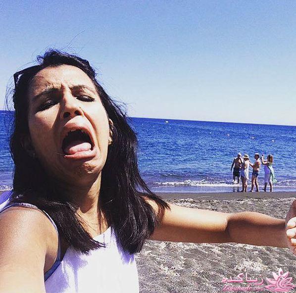 تنهایی ماه عسل رفتن یک عروس 